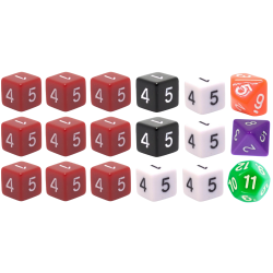 ZESTAW 18 KOŚCI KOSTEK DO...