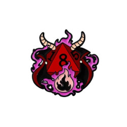 Metalowa Przypinka RPG DND...