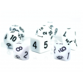 Kostki RPG Biały Zestaw 9...