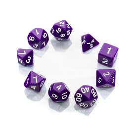 Kostki RPG Fioletowy Zestaw...