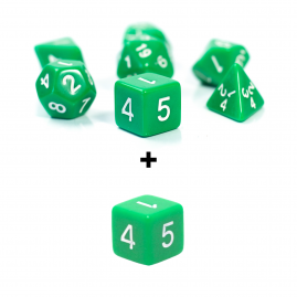 Kostki RPG Zielony Zestaw 8...