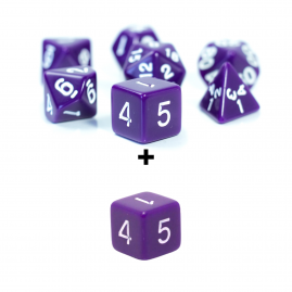 Kostki RPG Fioletowy Zestaw...