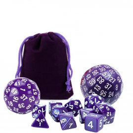 Kostki RPG Fioletowy Zestaw...