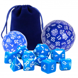 Kostki RPG Niebieski Zestaw...