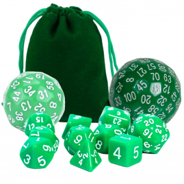 Kostki RPG Zielony Zestaw...