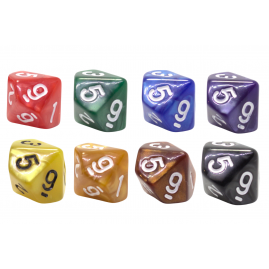 Perłowy Zestaw 8 Kostek RPG...