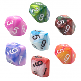 Kolorowy Zestaw 7 Kostek...