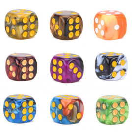 Dwukolorowy Zestaw 9 Kostek...