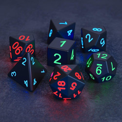 Kostki RPG Neonowe Zestaw 7...