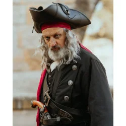 SKÓRZANY KAPELUSZ PIRACKI...