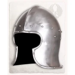 STALOWY HEŁM BARBUTA...