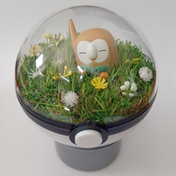 ROWLET - POKEBALL TERRARIUM...