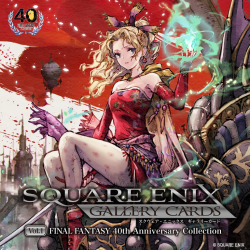 SQUARE ENIX GALLERY CARDS...